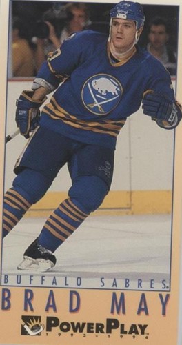 1993-94 Fleer Power Play - Brad May #298