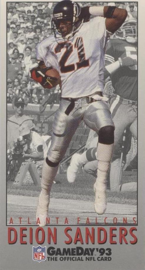 Fleer GameDay 1993 Deion Sanders #21