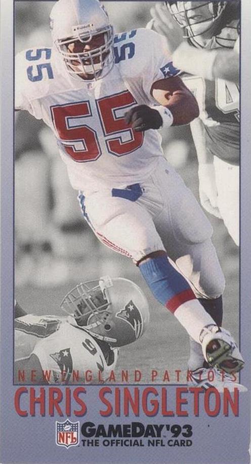 1993 Fleer GameDay Chris Singleton #170