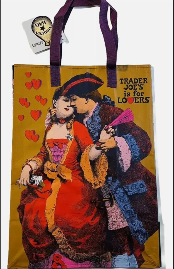 Trader Joe’s Reusable State/Region Tote Polypropylene Bag from Virginia 6 Gallon