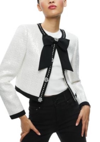 限定セール!ALICE + OLIVIA チェック ツイード ジャケット ◇Alice+Olivia◇チェック ツイード ジャケット 送料込