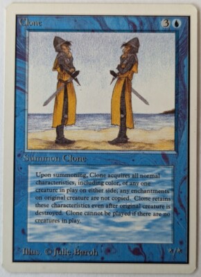 CLONE ~ Magic the Gathering Unlimited   MTG  Blue  LP