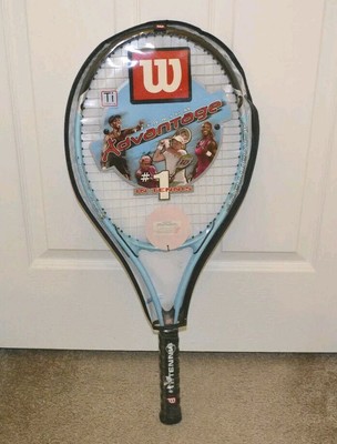 Wilson Advantage Titanium Soft Shock Tennis Raquet - 4 1/4'' Grip - Incl. Cover
