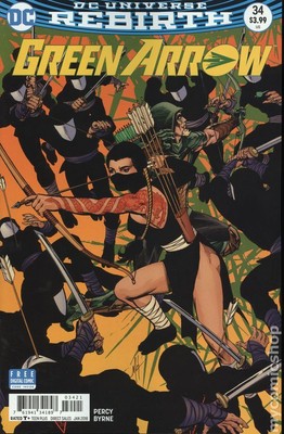 Green Arrow #34B Grell Variant FN 2018 Stock Image