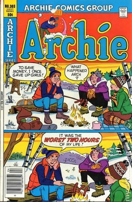 Archie #303 VG/FN 5.0 1981 Stock Image Low Grade