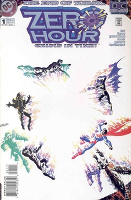 Zero Hour Crisis in Time 1A Jurgens VF 1994 Stock Image