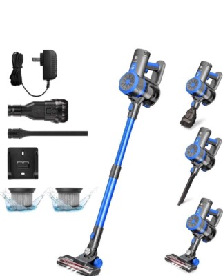 Eioeir Cordless Stick Vacuum Cleaner 4 In 1 Lightweight Stick Vacuum 200W Used