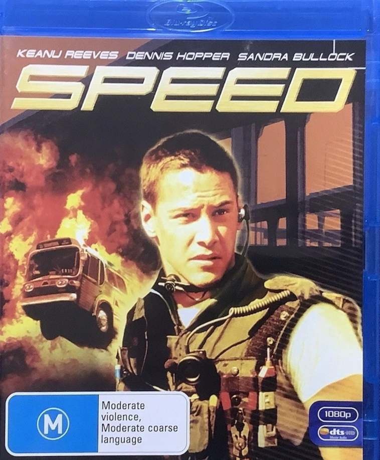 Speed Blu Ray - Keanu Reeves (Region B, 2004) VGC,