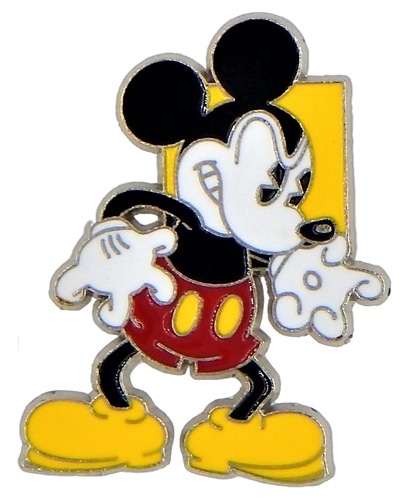 Mickey Mouse Oh Mickey! Collection Angry Yellow Disney Park Trading Pin ~ New