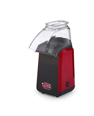Hot Air Popcorn Machine 4qt  West bend Air Crazy w Measuring Cup Red