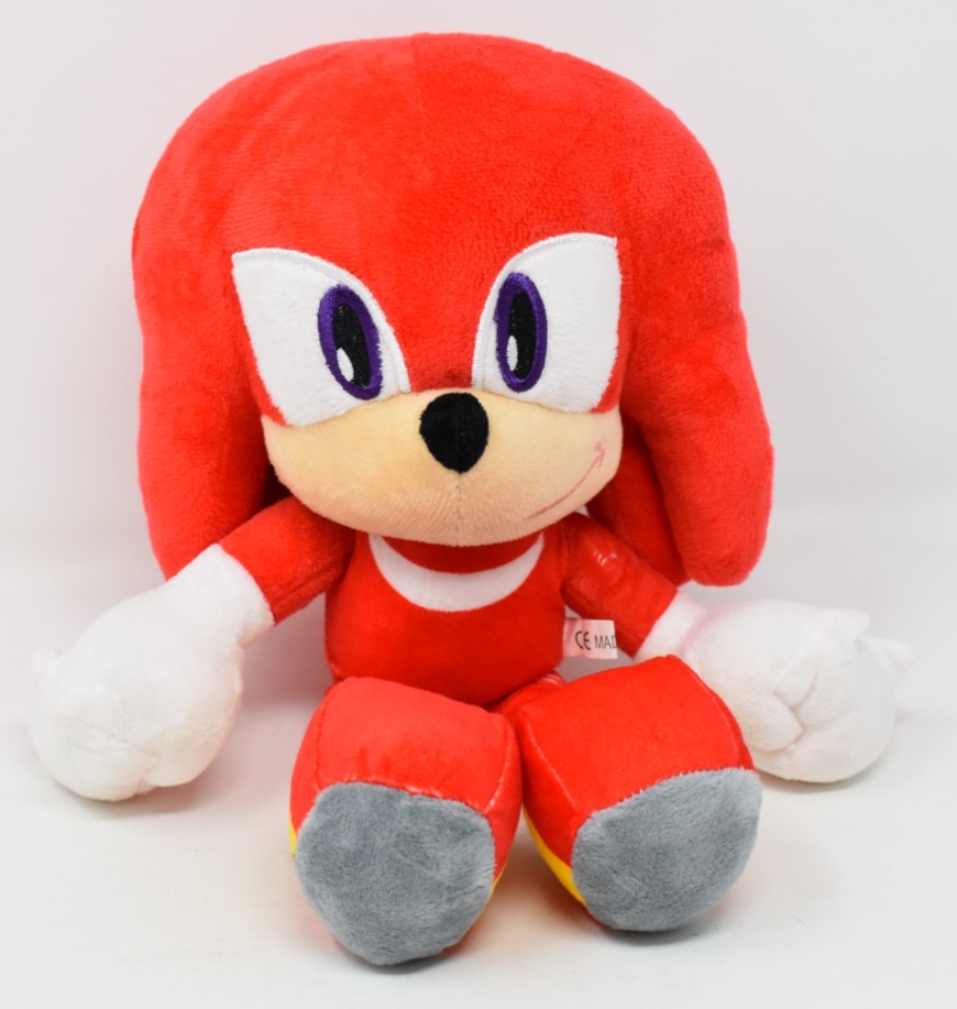 Plush 12” Sonic the Hedgehog Knuckles red Toy Stuffed Animal