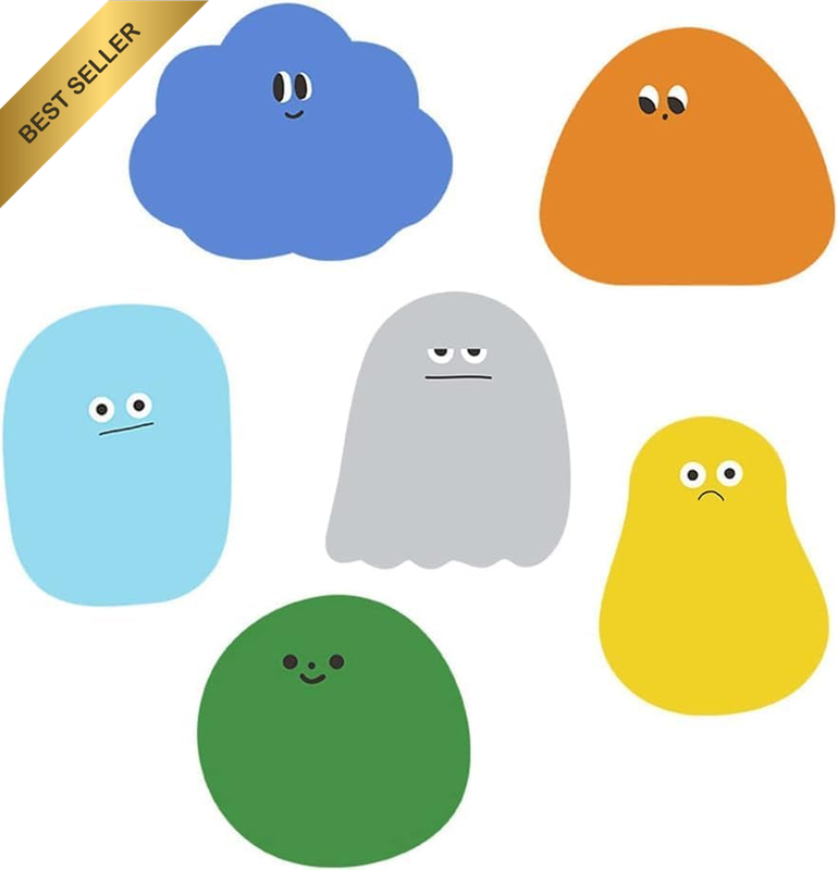 6 Packs180Pcs Cute Sticky Notes Cartoon Self Adhesive Memo Pads Memo Page Marker