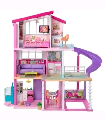 New Barbie DreamHouse Playset with 70+ Accessory Pieces by Mattel In Stock