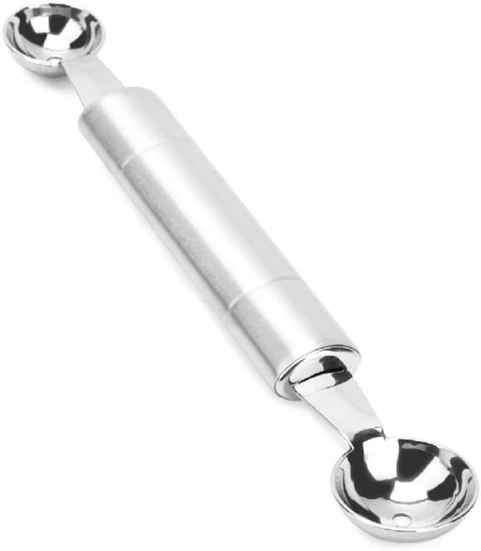 Melon Baller Scoop Double Ended Stainless Steel Fruit Ice Cream Parisienne Tool