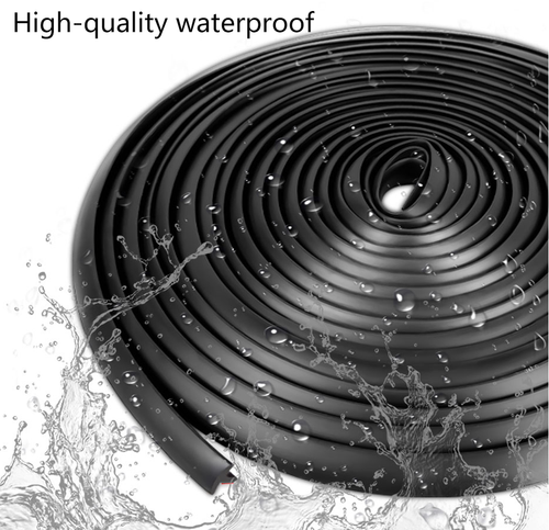 5M Universal Car Rubber Sealing Strip Seal Weatherstrip Edge Trim Slanted T-Type