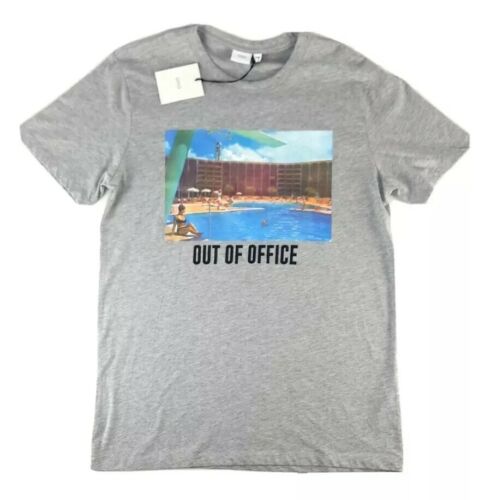 $50 ONIA Johnny | Out Of Office | T-Shirt Heather Grey Size Me...