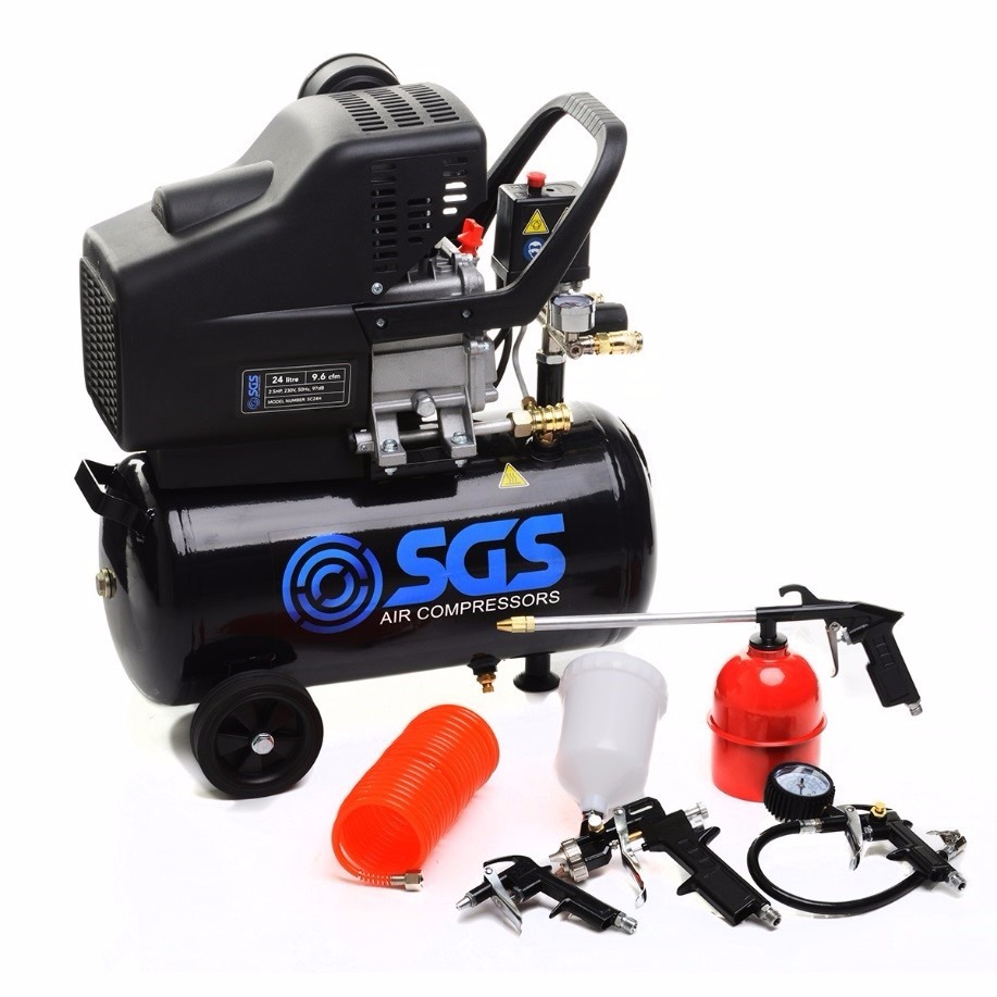 SGS 24 Litre Air Compressor & Tool Kit 9.6 CFM, 2.5 HP in West End, Hampshire Gumtree