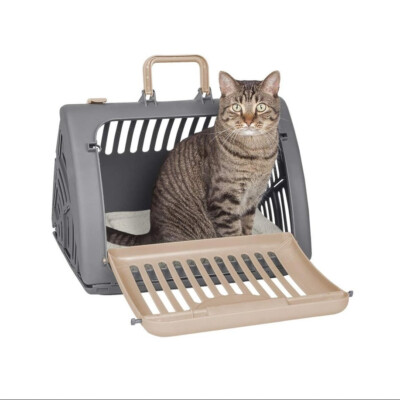 Cat Carrier with Bed Foldable Travel Cat Carrier Up to 25lbs-Sport Pet Designs