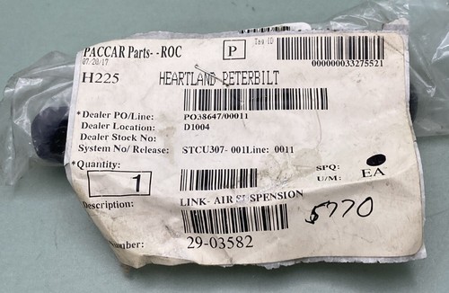 tubo様 NEW GENUINE PETERBILT 29-03582 Air Suspension Link | eBay