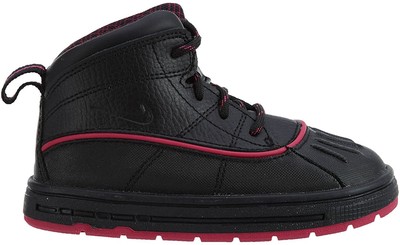 

Кроссовки Nike Woodside 2 High для малышей, черные/черно-файрберри (524878 001), Black/black-fireberry