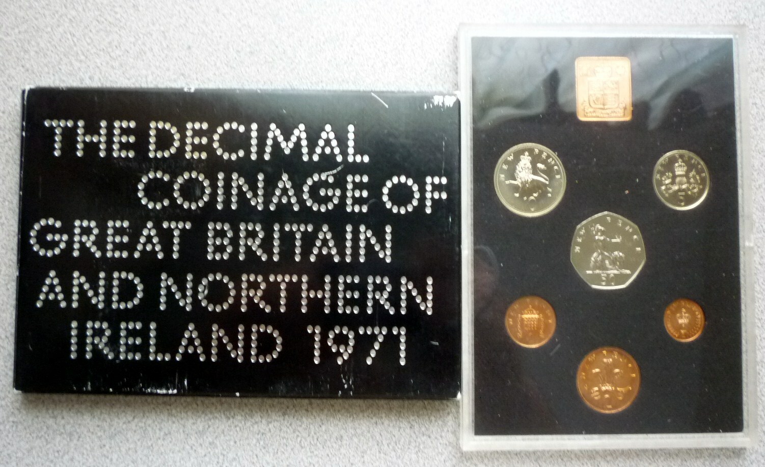 1971 英国北アイルランド プルーフ セット1971 UK Northern $_57.JPG?set_id=8800005007