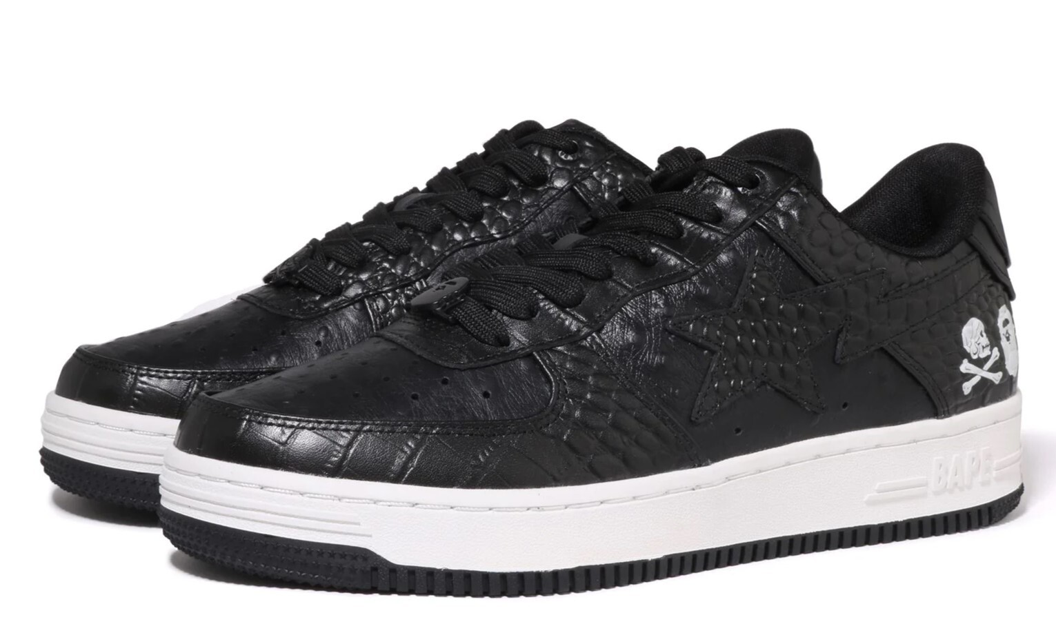 Bape x NEIGHBORHOOD Bape Sta Black 1J23-191-901 Size 11 NEW Bape x NEIGHBORHOOD Bape Sta Black 1J23-191-901 Size 11 NEW