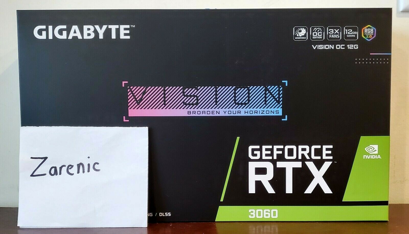 Gigabyte geforce rtx 3060 vision oc 12g Gigabyte geforce rtx 3060 vision oc 12g
