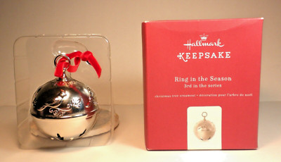 Hallmark 2017 Ornament Ring in The Season Bell 3rd in the Series Cardinal QK9425