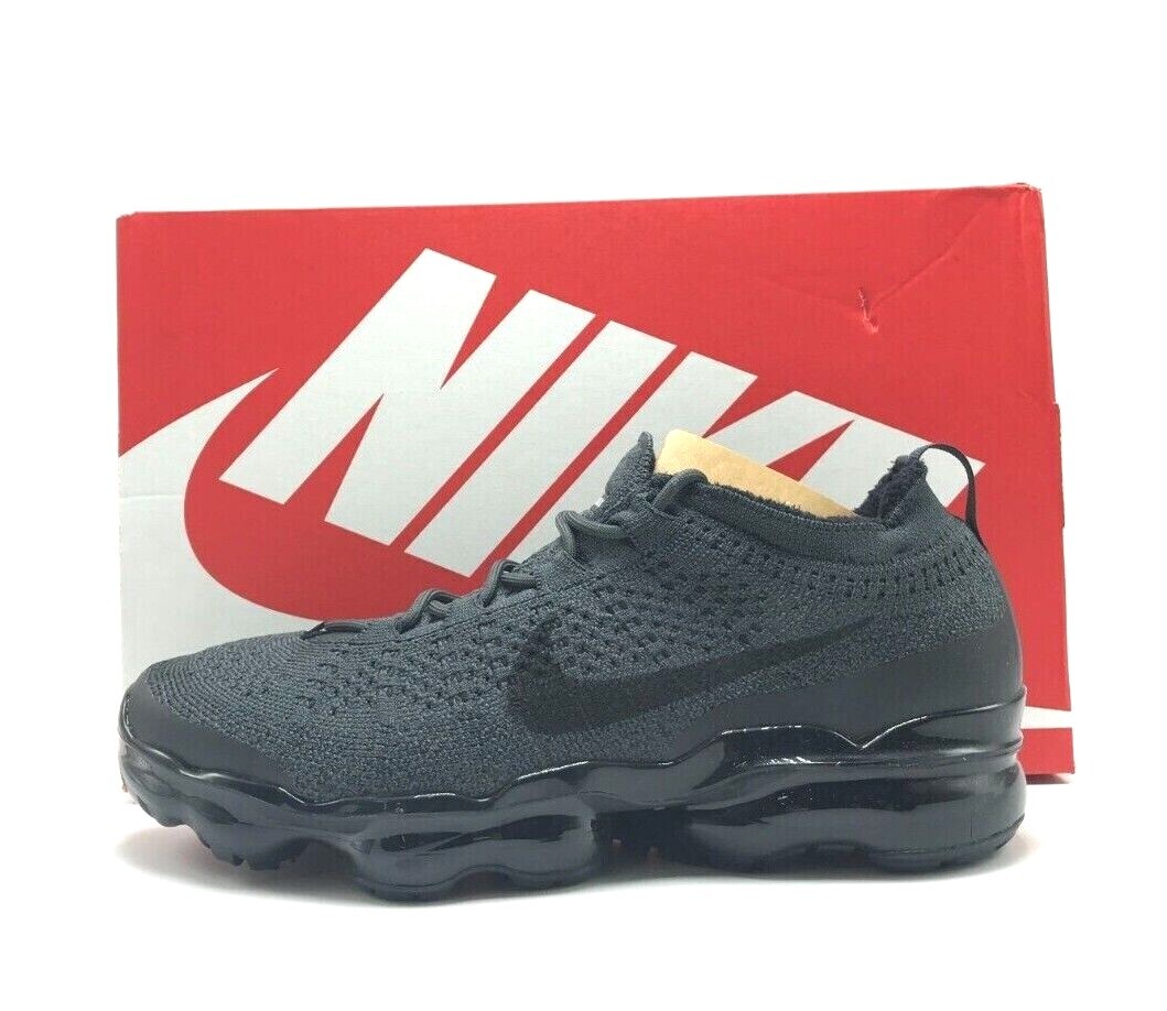 公式正規品!★NIKE AIR VAPORMAX FLYKNIT 3.0 TRIPLE BLACK New Men's Nike Air Vapormax Flyknit 2023 Anthracite Black