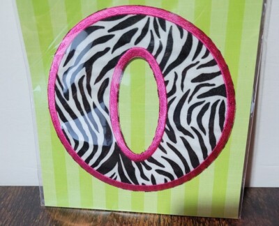 Creations Of Grace ''O'' Fabric Iron-On 4''