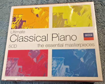 Ultimate Classical Piano - The Essential Masterpieces NEW SEALED 5CD