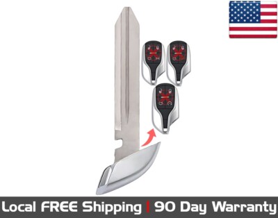 1x New Replacement Proxy Key Fob Remote Insert Blade For Select Maserati Vehicle