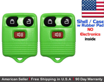 2x New Replacement Keyless Entry Key Fob For Ford 2L3T-15K601-AB - Shell Only
