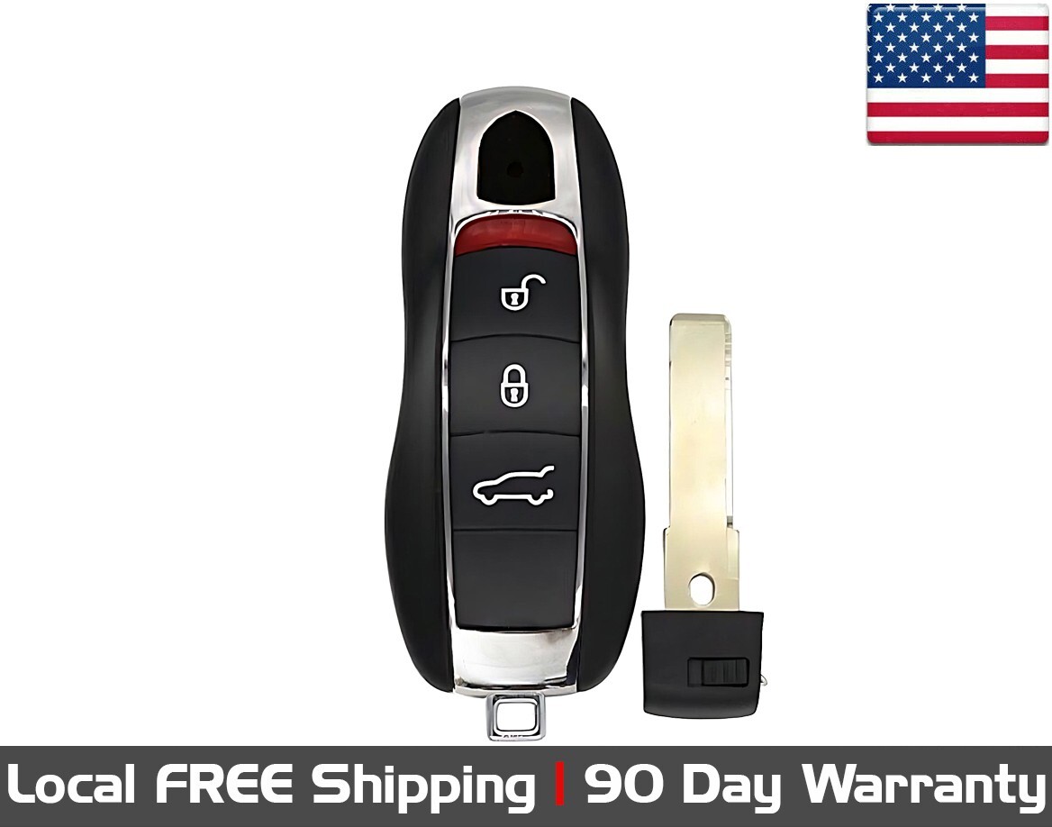 1x New Quality Replacement Proximity Key Fob Remote For Select Porsche Vehicles
