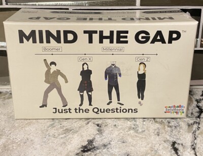 Mind The Gap A Trivia Game For The  Generations  Just The Questions NEW-SEALED