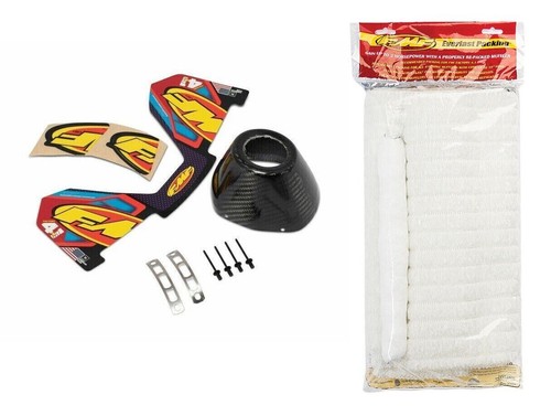 FMF 040643 Carbon Fiber End Cap & 015303 Premier 4.1 Packing