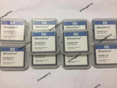 10PCS  WD SILICONDRIVE  256MB   CF  cards  PATA compact flash SSD-C25M