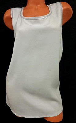 Proverbs gray scoop neck women's sleeveless plus top 3XL