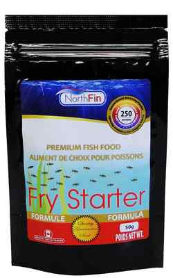 NorthFin Fry Starter Formula 250 micron food 50 gm bag  Best by December 2024