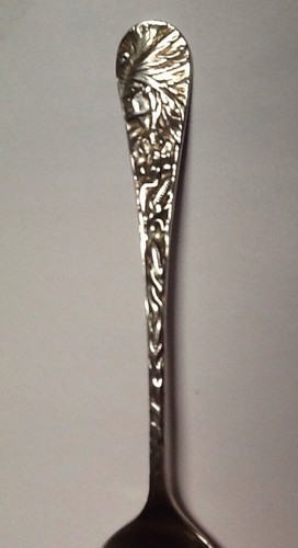 Rare Vintage Antique DEVILS LAKE, NORTH DAKOTA Sterling Souvenir Spoon Collector