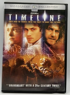 Timeline DVD Widescreen Paul Walker Gerard Butler Billy Connolly 2003