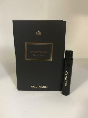 Molinard heliotrope Eau de Parfum Vial Spray 1ml New With Card