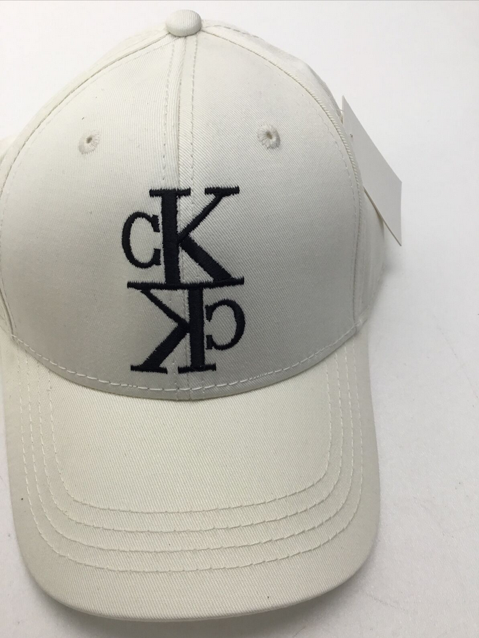 【 】CKJ Monogram Embroidered Ball Cap_BEIGE Calvin Klein Jeans Monogram Embroidered Cap, Beige & Black