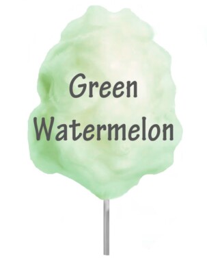 GREEN WATERMELON Cotton Candy Flossine Mix! Makes 1 Pound/Up to 32 Cones!