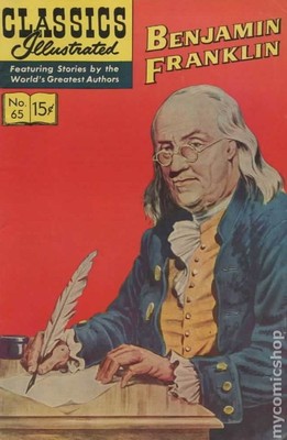 Classics Illustrated 065 Benjamin Franklin #5 GD/VG 3.0 1966 Stock Image