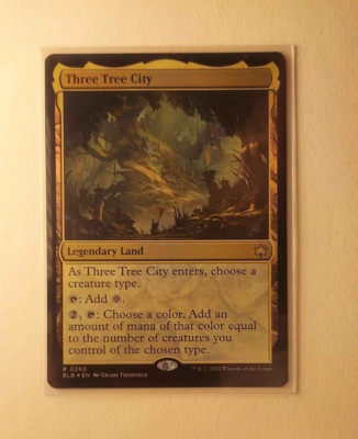 MTG - Three Tree City - BLB 0260 Regular Rare NM
