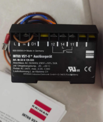 1pcs new KRIWAN Protection module INT69VSY-II 52A125S33