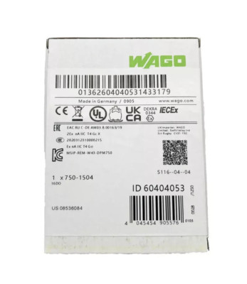 New Wago 750-1504 PLC Module 750 1504