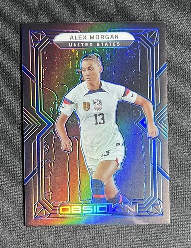 2022-23 Panini Obsidian ALEX MORGAN /20 Blue Electric Etch