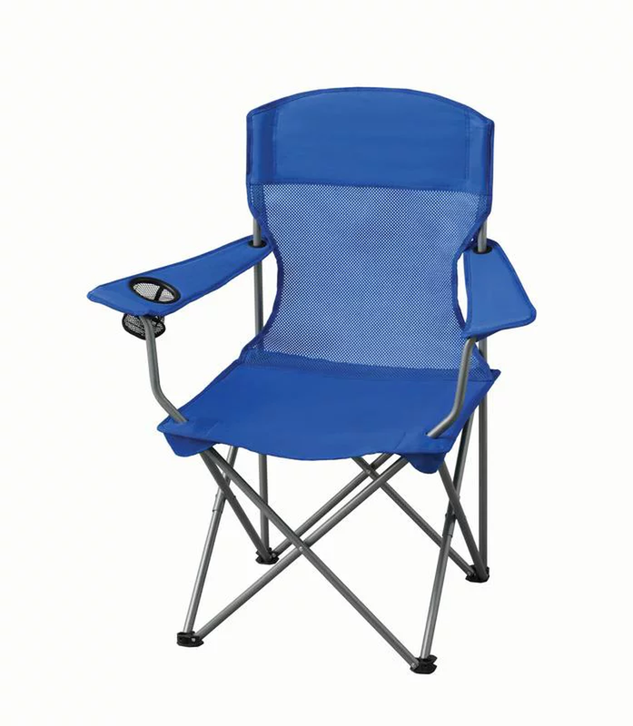 Ozark Trail Basic Mesh Chair, Blue, Adult , beach camping NEW